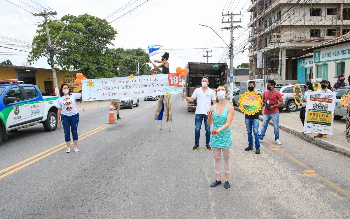 A&ccedil;&atilde;o de conscientiza&ccedil;&atilde;o em Saquarema