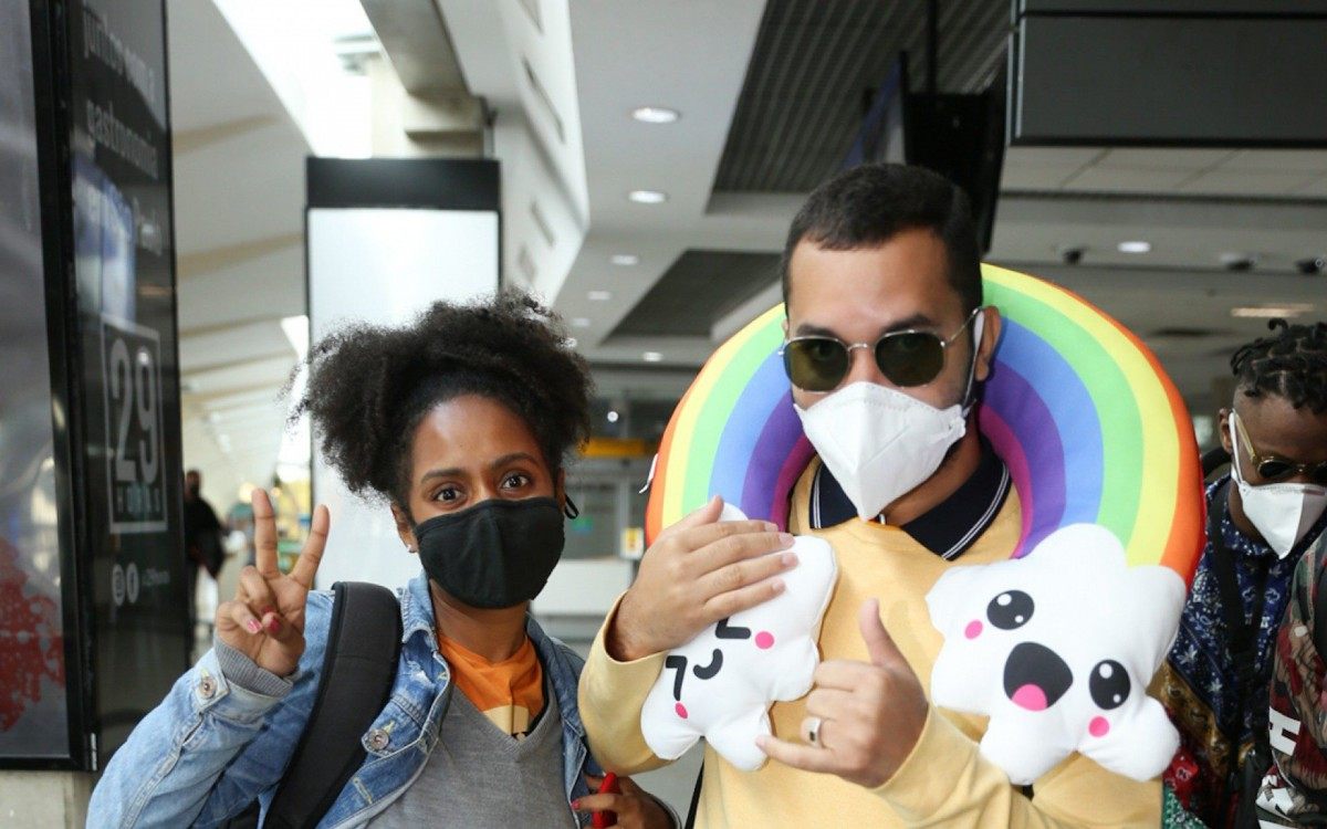 Gil desembarca no Aeroporto de Congonhas, em São Paulo, na tarde desta terça-feira