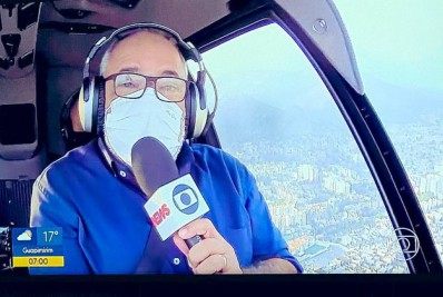 Vacinado, Genilson Araujo retorna ao 'Bom dia Rio' e ganha homenagem no Cristo