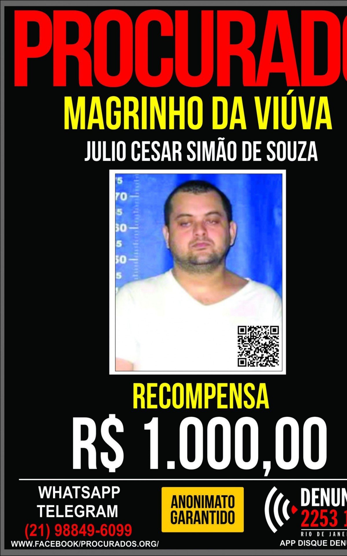 Júlio Cesar Simão de Souza, o Magrinho da Viúva - rlima
