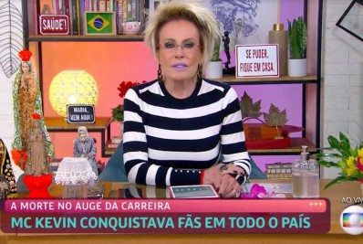 Em homenagem, Ana Maria erra nome de MC Kevin e é zoada na internet