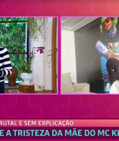 Ana Maria Braga entrevista Dona Val, mÃ£e de MC Kevin - ReproduÃ§Ã£o