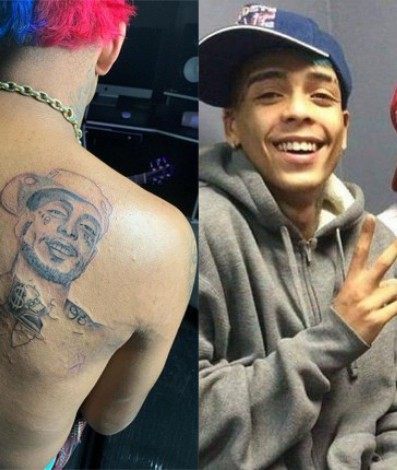 MC Brinquedo faz tatuagem em homenagem a MC Kevin - Reprodu&ccedil;&atilde;o Internet