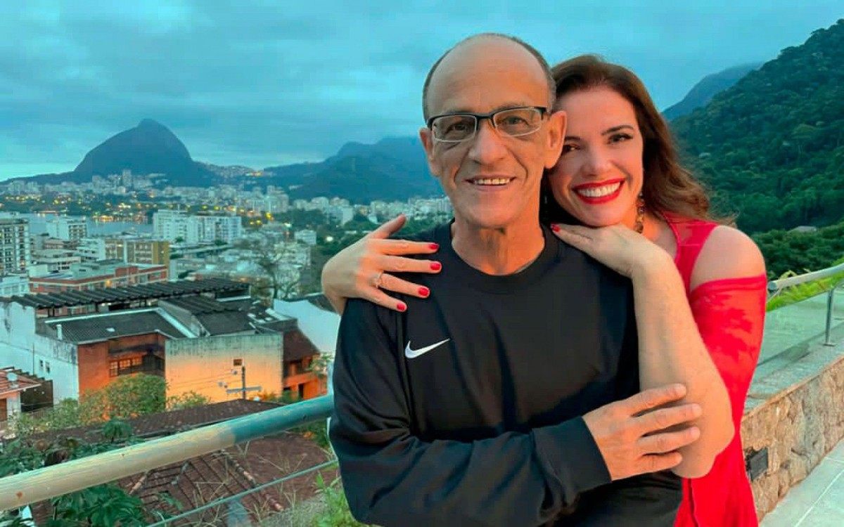 Luma de Oliveira com Mestre Ci&ccedil;a

