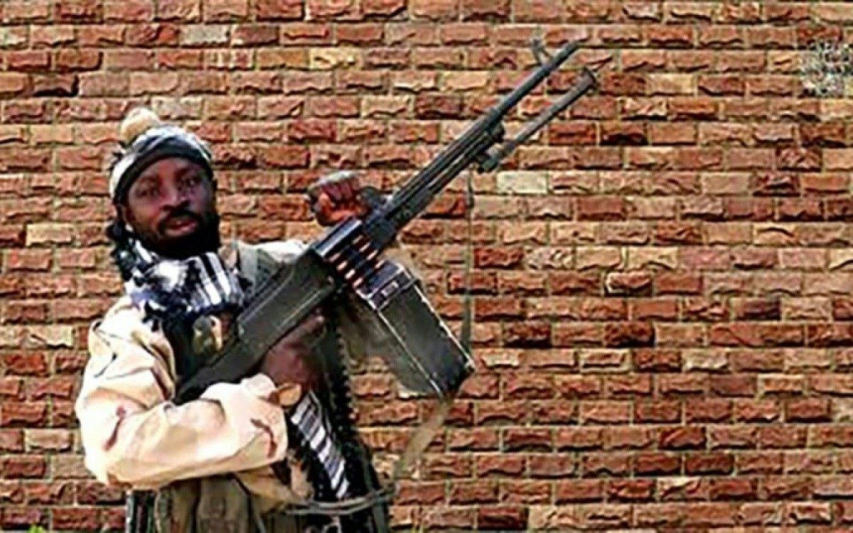 O l&iacute;der do Boko Haram Abubakar Shekau

