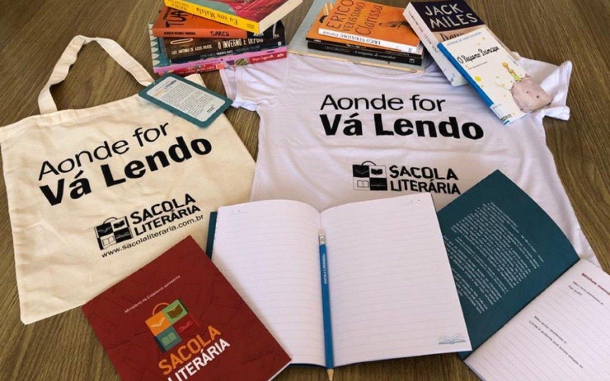 Projeto Sacola Literária em Duque de Caxias - Divulgação