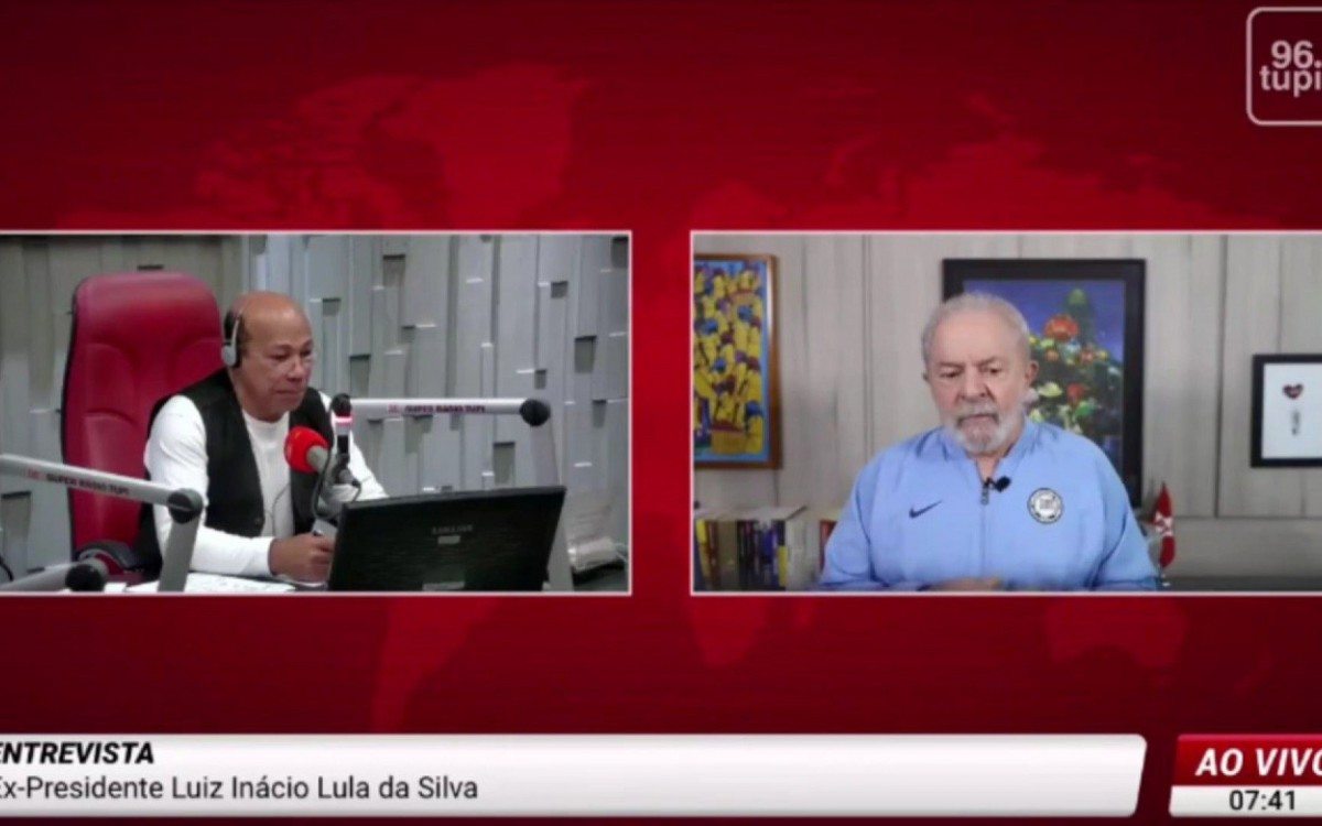 Lula concedeu entrevista &agrave; R&aacute;dio Tupi na manh&atilde; desta sexta-feira (21)