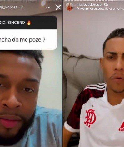 Nego Di e MC Poze - Reprodução/Montagem