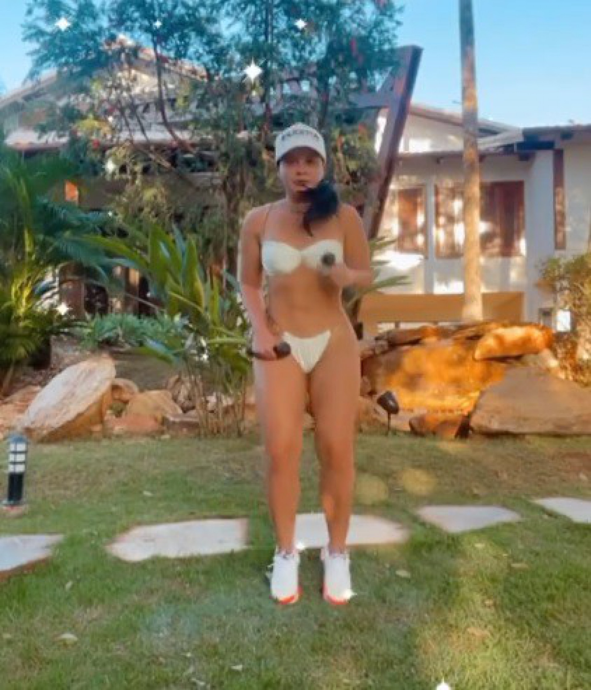 Maraisa mostra corpo definido em v&iacute;deo de treino de biqu&iacute;ni