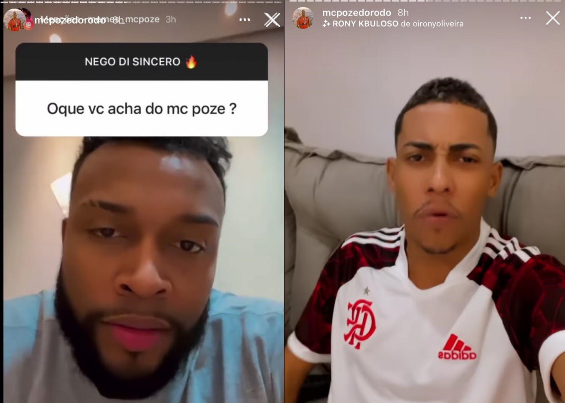 Nego Di alfineta MC Poze, mas tem mentira revelada e toma invertida: 'Cuzã* filho da put*'