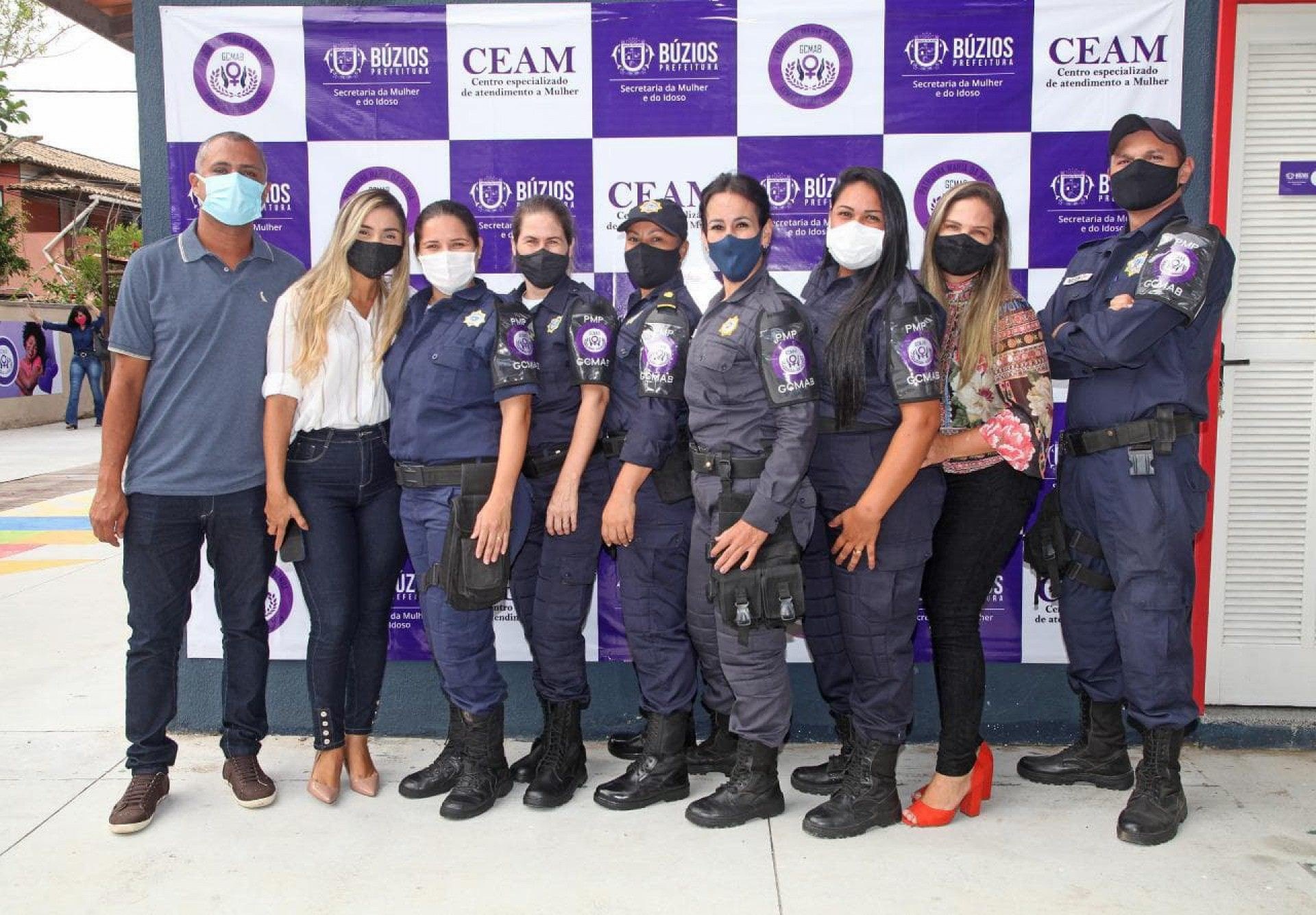 Patrulha Maria da Penha de Búzios, recém inaugurada, faz sucesso e é reconhecida na Região dos Lagos