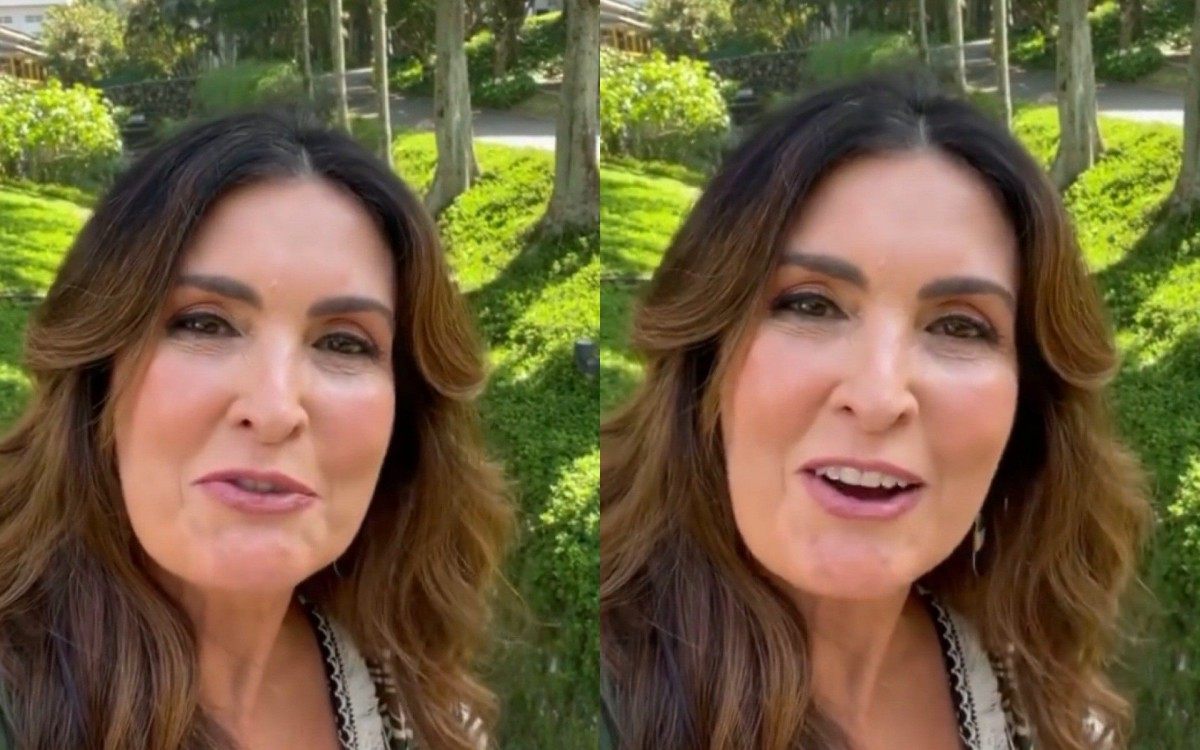 F&aacute;tima Bernardes comenta novo visual de William Bonner