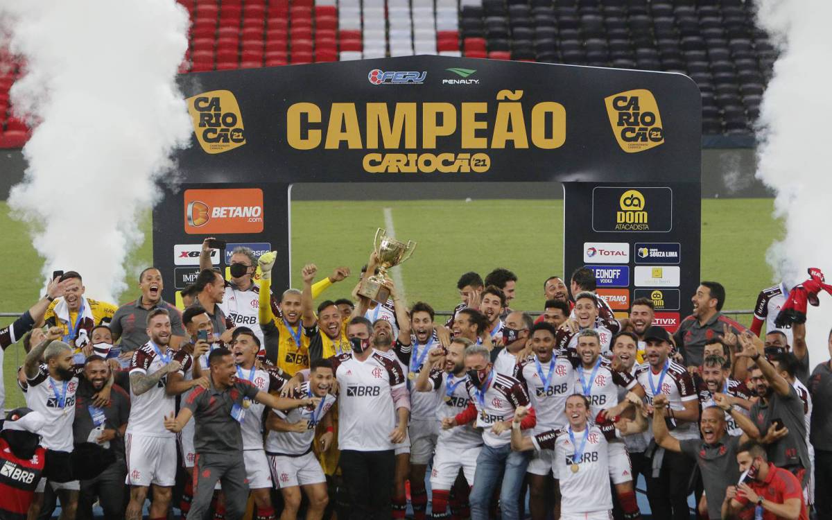Flamengo &eacute; campe&atilde;o estadual 2021