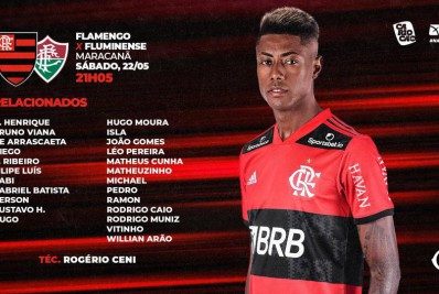 Com Rodrigo Caio e sem Diego Alves, Flamengo divulga relacionados para a final