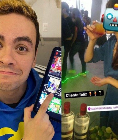 Luccas Neto é acusado de promover aglomeração - Reprodução/Montagem