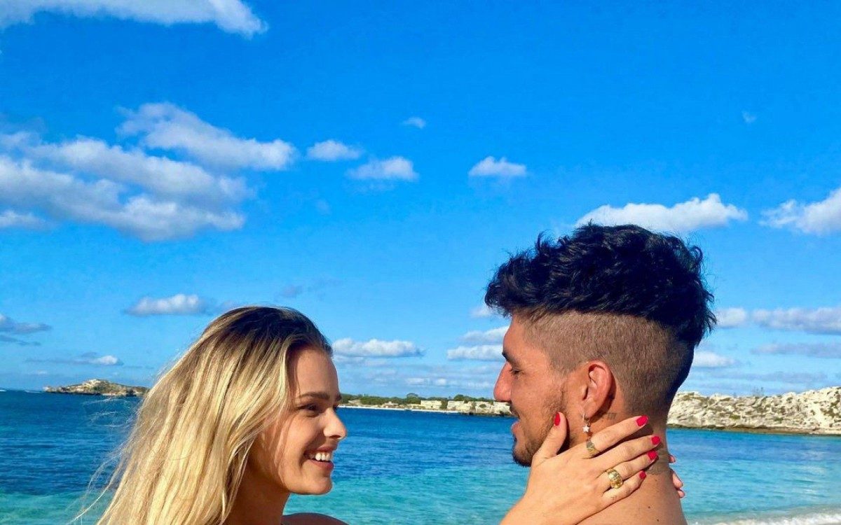 Yasmin Brunet e Gabriel Medina

