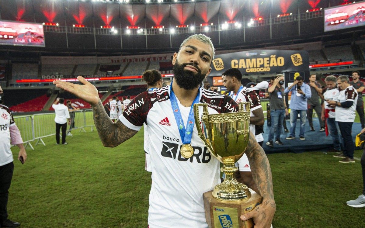 Implac&aacute;vel, Gabigol soma nove gols em 13 finais com a camisa 9 do Flamengo