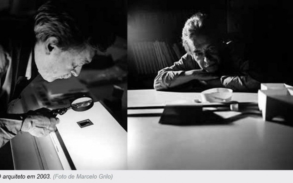 O arquiteto em 2003.