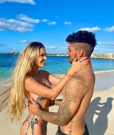 Yasmin Brunet e Gabriel Medina
- Reprodução