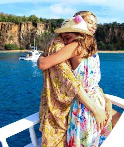 Grazi Massafera e a filha Sofia - Reprodução