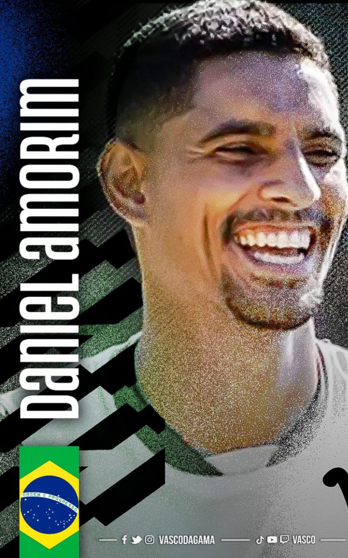 Carioca, Daniel Amorim, de 31 anos, ter&aacute; a primeira grande chance na carreira no Rio com a camisa do Vasco 