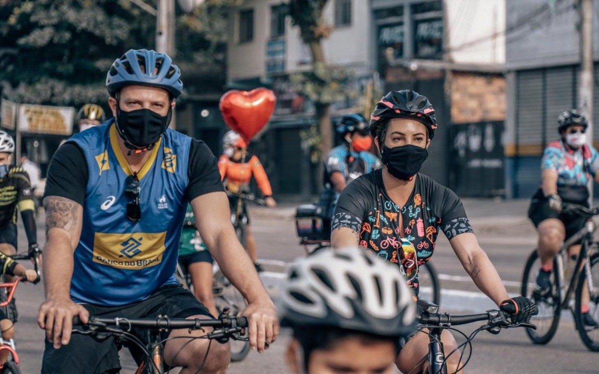 Passeio cicl&iacute;stico, 188 anos de Itabora&iacute;.