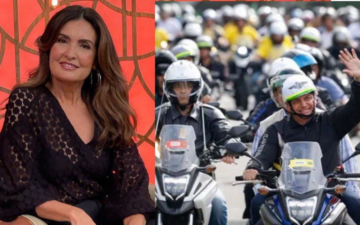 F&aacute;tima Bernardes e Jair Bolsonaro