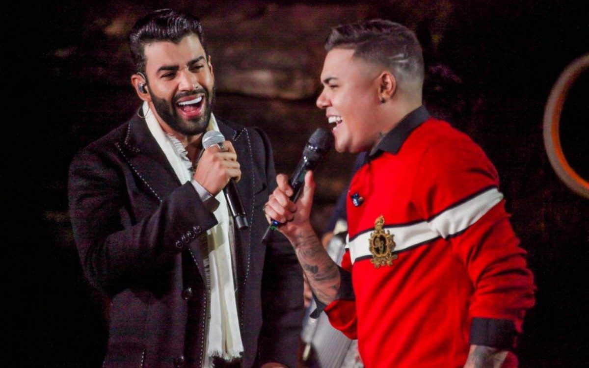 Felipe Ara&uacute;jo e Gusttavo Lima