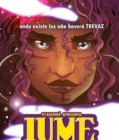 Páginas de 'Lume', ilustradas por PJ Kaiowá - Divulgação