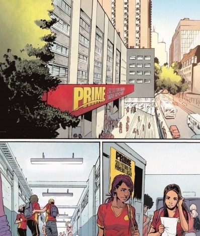 Páginas de 'Lume', ilustradas por PJ Kaiowá - Divulgação