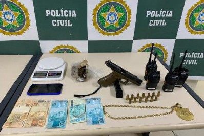 Polícia Civil prende dupla suspeita de tráfico de drogas em Volta Redonda