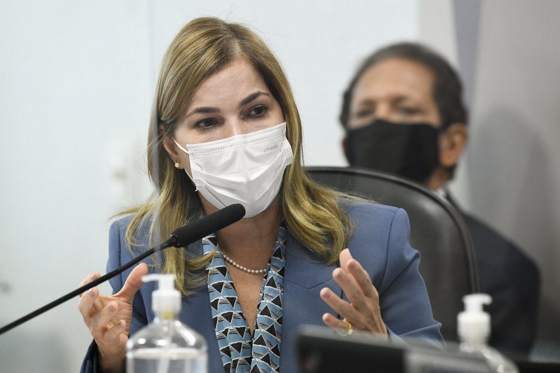 Secretária de Gestão do Trabalho e da Educação na Saúde do Ministério da Saúde, Mayra Pinheiro  - Jefferson Rudy/Agência Senado
