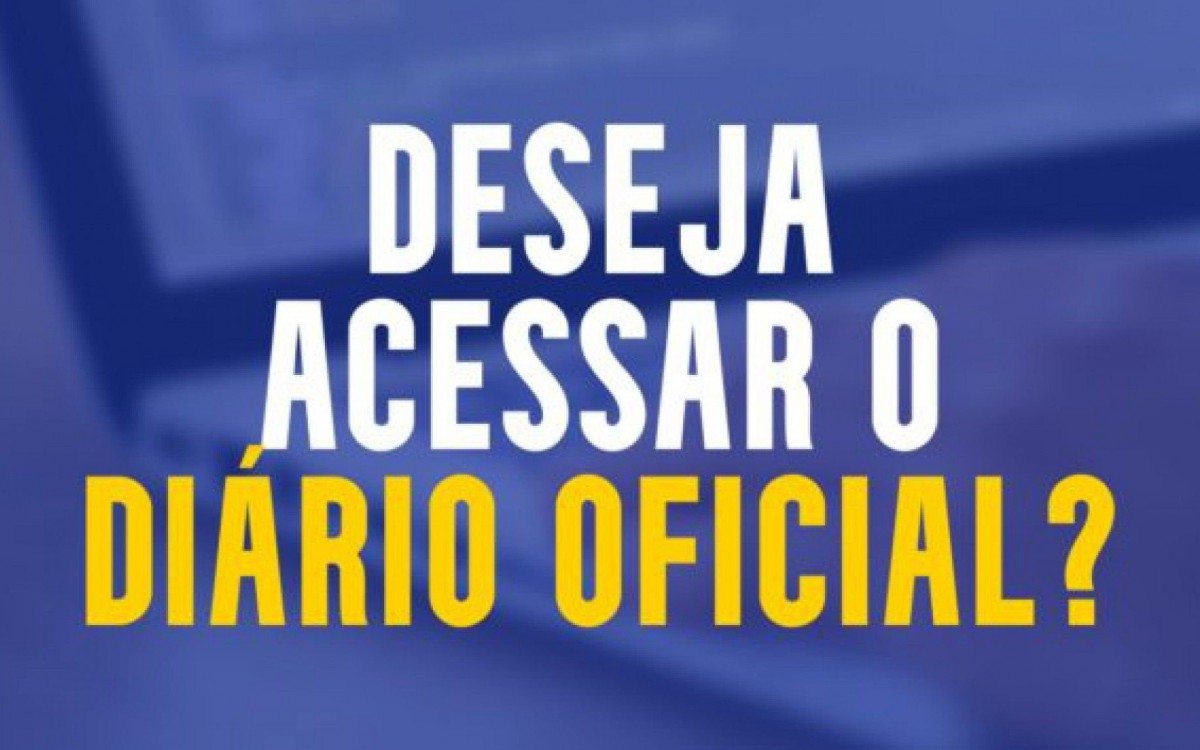 Prefeitura de TanguÃ¡ criou passo a passo para acesso do DiÃ¡rio Oficial