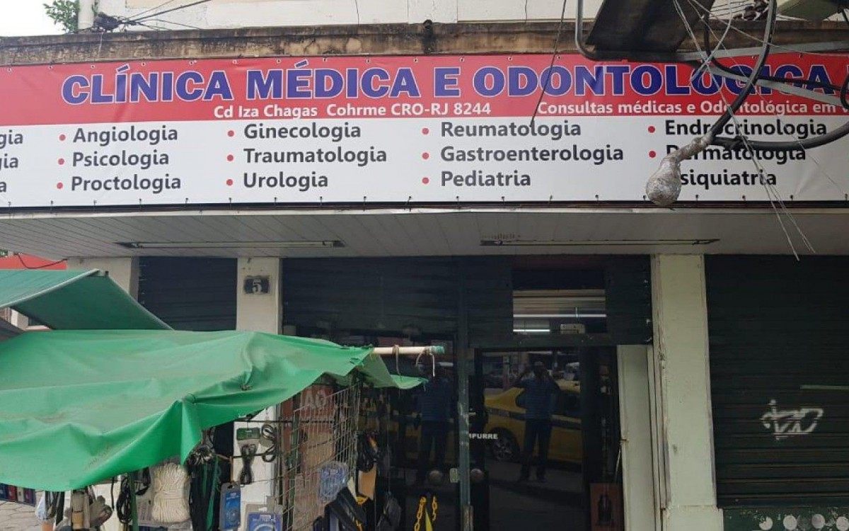 Cl&iacute;nica m&eacute;dica odontol&oacute;gica no bairro de Pilares vendia atestado