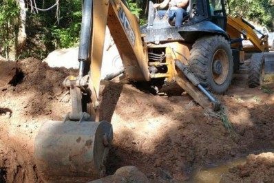 Estradas rurais de Saquarema recebem obras de recuperação