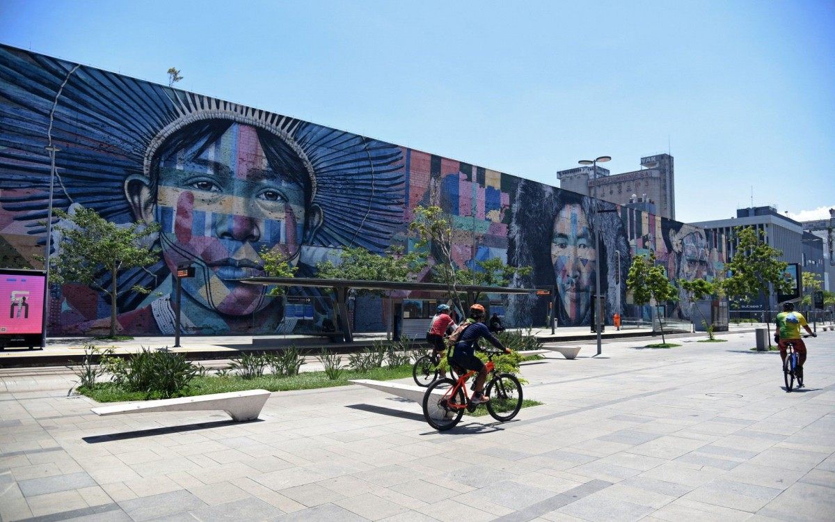 Boulevard Ol&iacute;mpico, na Zona Portu&aacute;ria do Rio