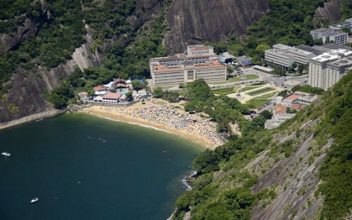 Praia Vermelha vista do P&atilde;o de A&ccedil;&uacute;car