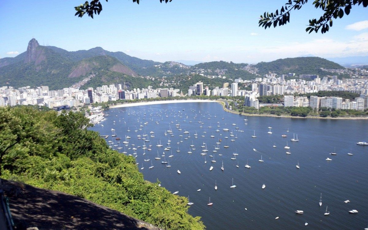 Enseada de Botafogo, na Zona Sul do Rio 