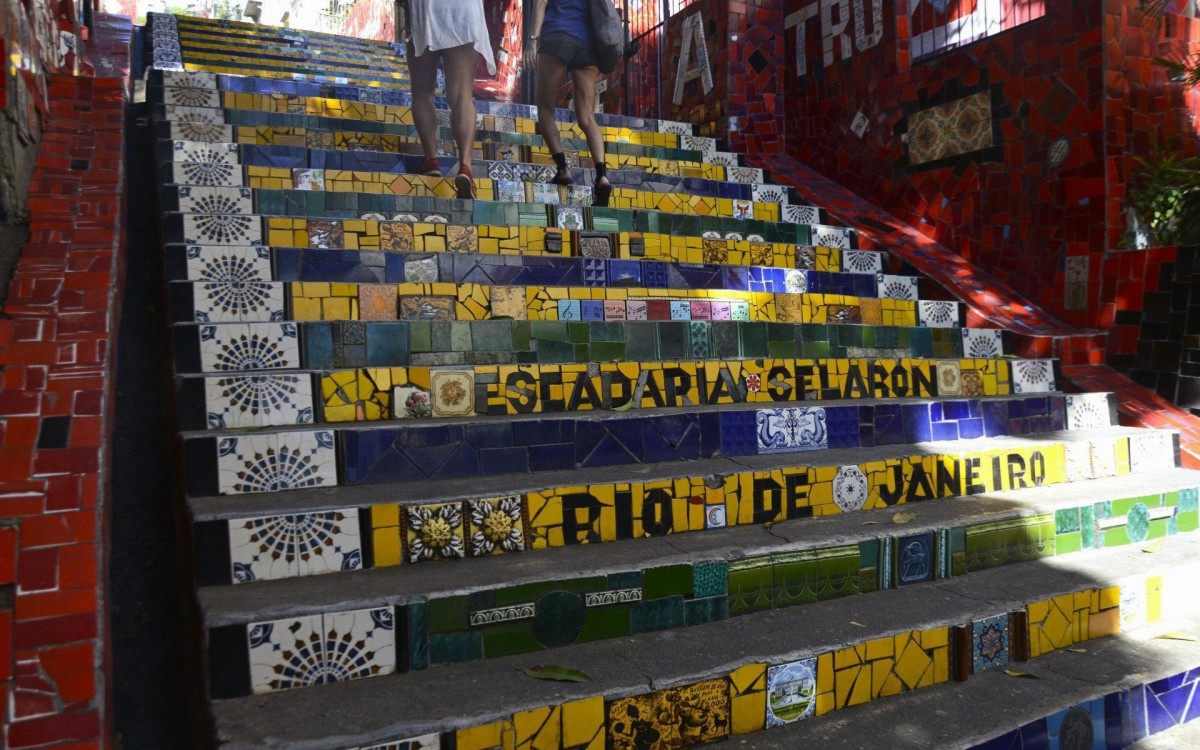 Escadaria do Selar&oacute;n, na Lapa