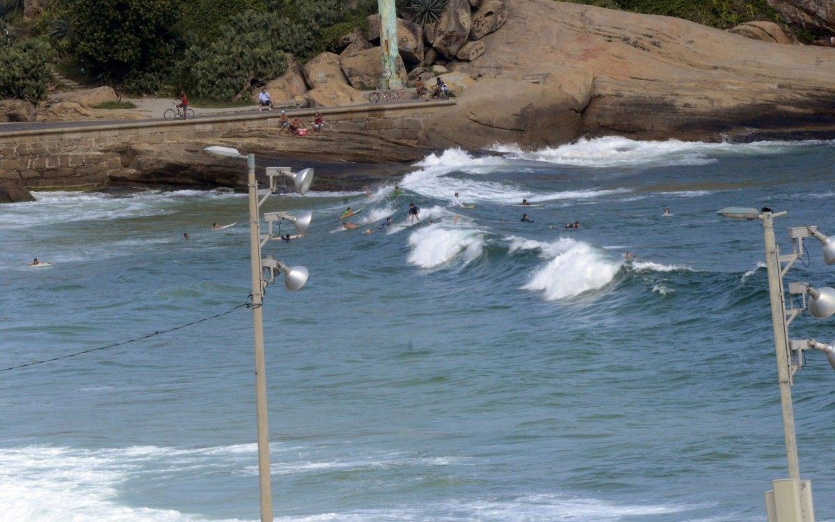 Praia de Ipanema, na Zona Sul do Rio