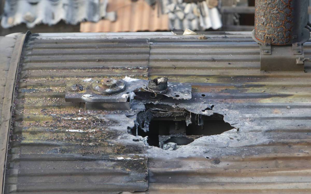 Geral -  Incendio no trem da Supervia