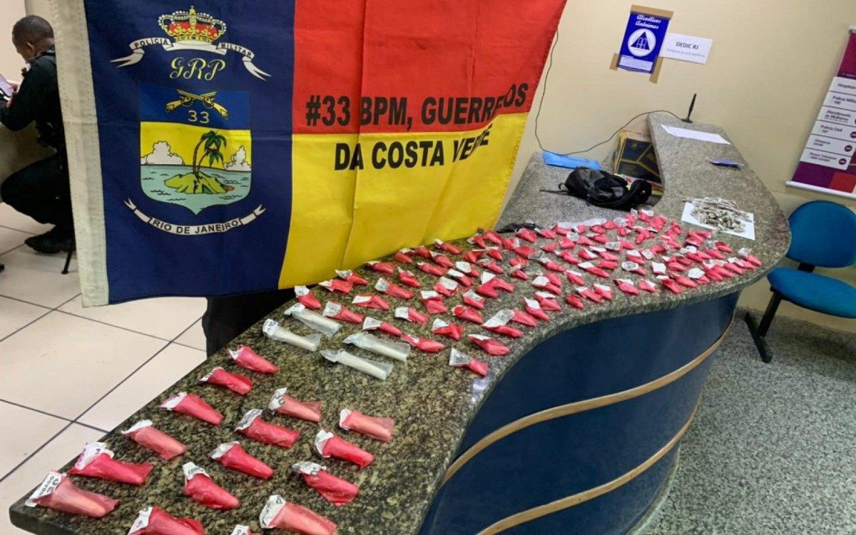 Apreendida grande quantidade de drogas no Condado