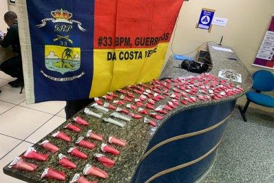 Apreendida grande quantidade de drogas no Condado