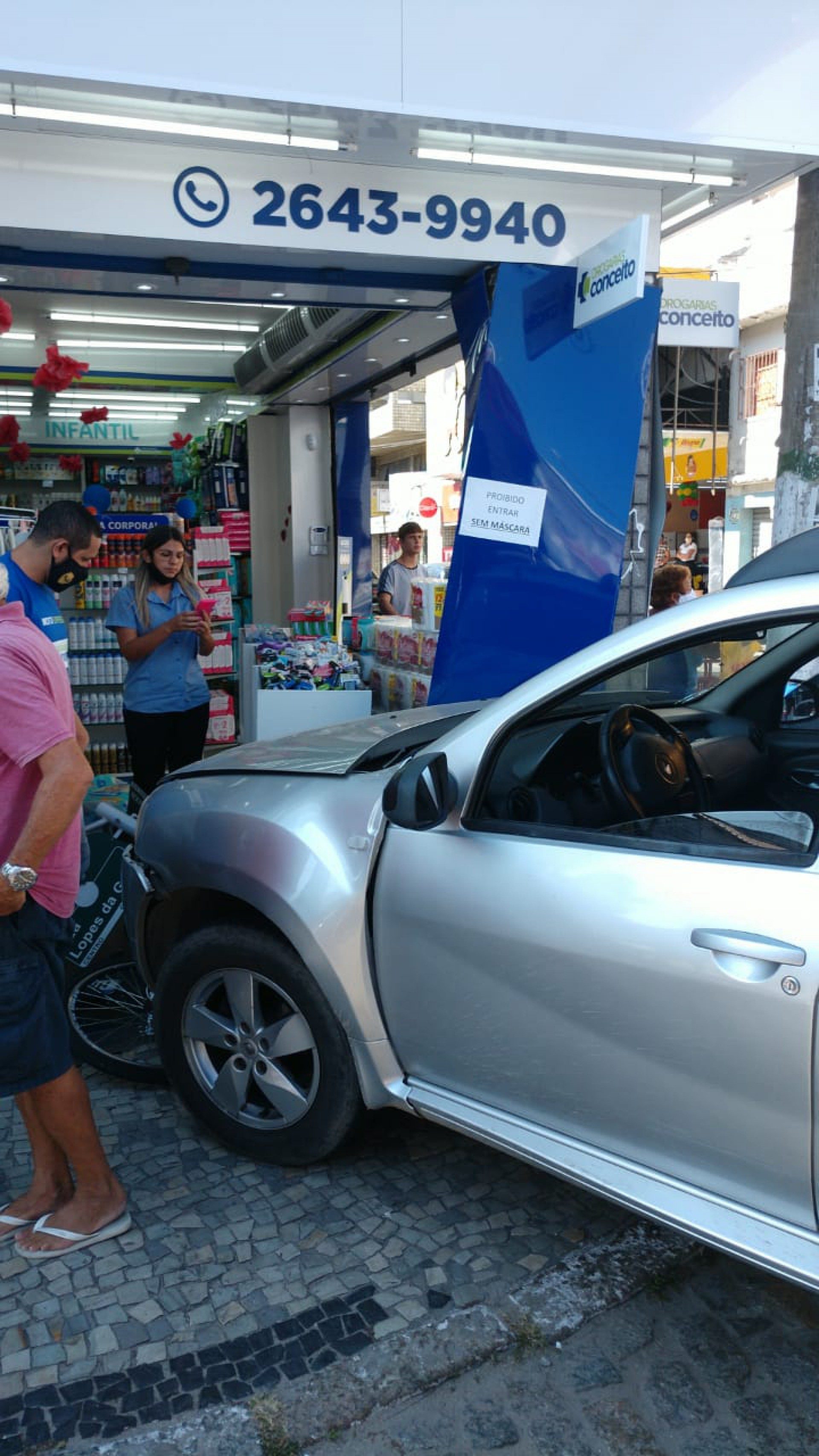 O homem tentou fugir do local, mas logo retornou. - Ludmila Lopes (RC24h)