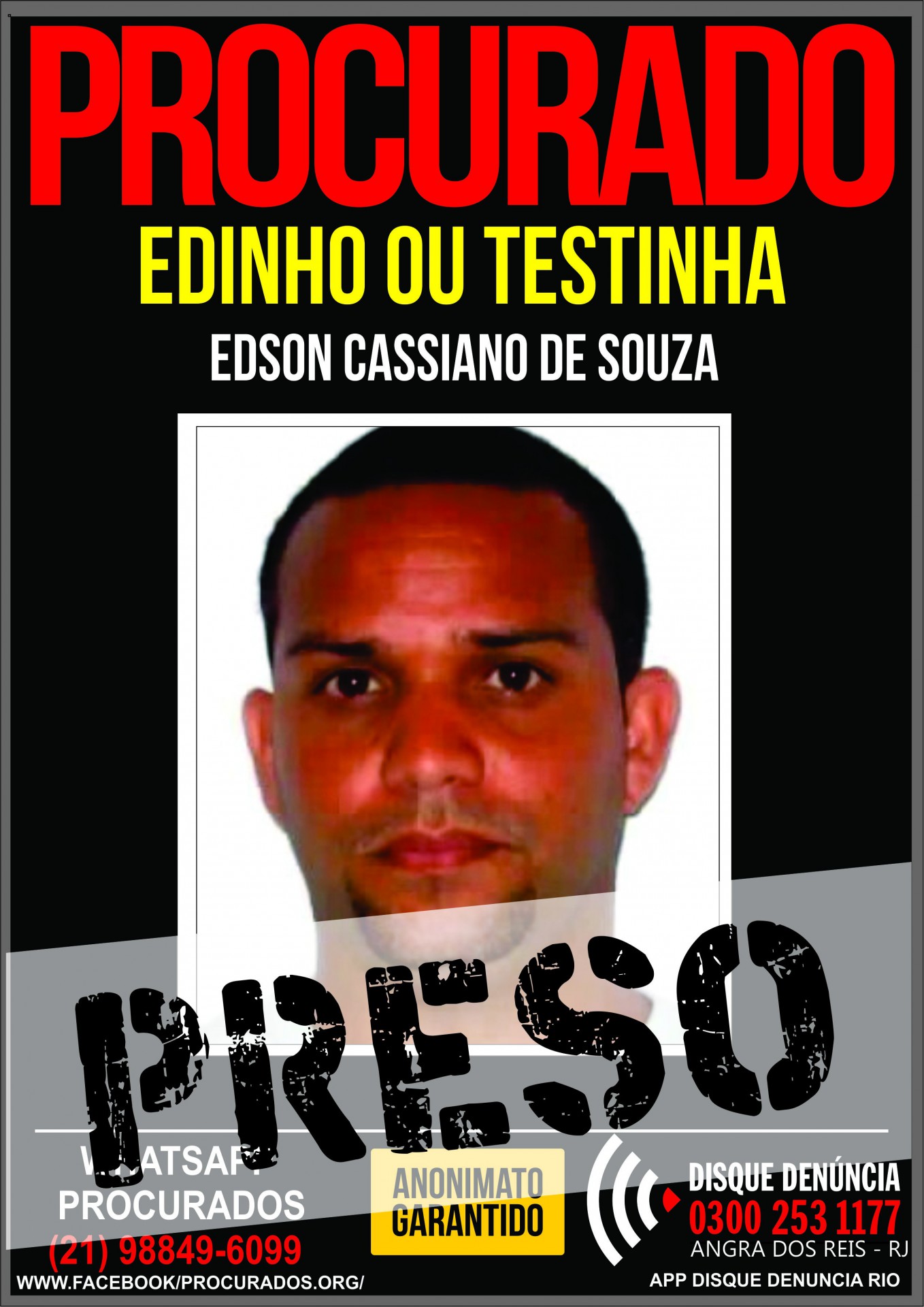 Traficante de drogas foragido da Justiça é recapturado na Zona Norte 