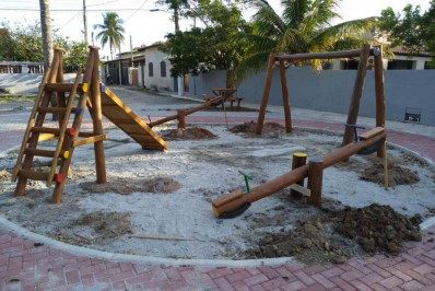 Praça nova em Gravatá