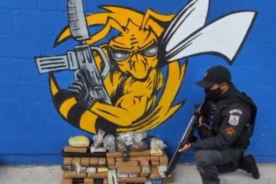 PM apreende grande quantidade de droga na Zona Norte do Rio
