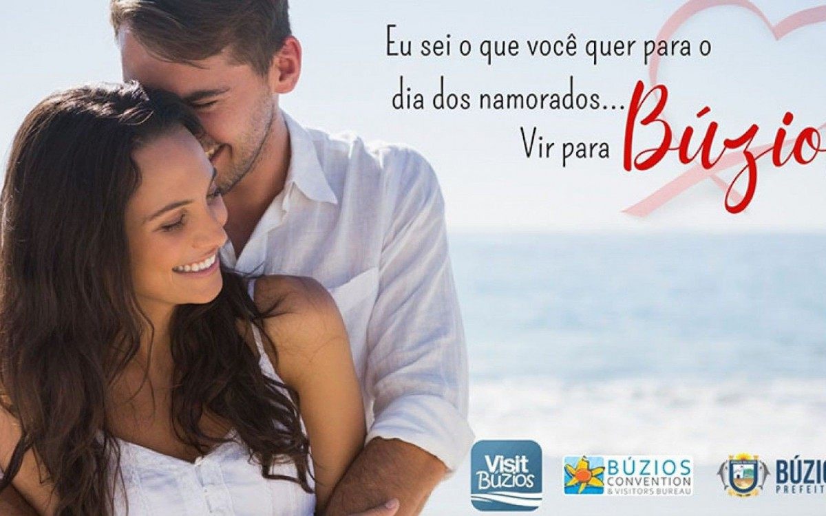 Mês dos Namorados tem campanha digital em Búzios com parceria da Secretaria de Turismo