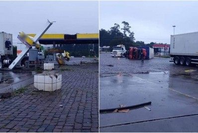 Tempestade em Santa Catarina formou tornado, afirma Defesa Civil