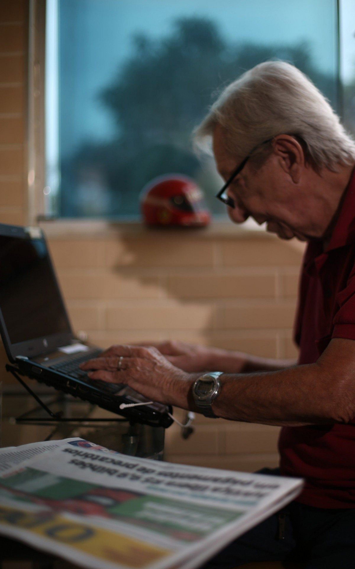 Especial 70 Anos Jornal O DIA. Luarlindo Ernesto, rep&oacute;rter do Jornal O DIA.